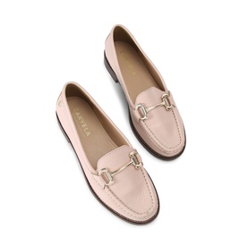 Snap Leather Loafers