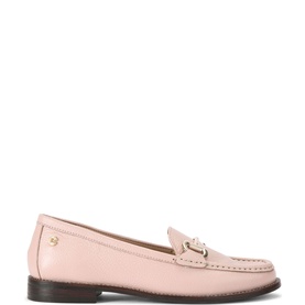 Snap Leather Loafers