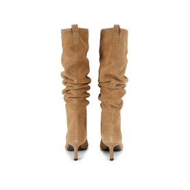 Stark Rouche Heeled Boots