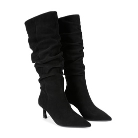 Stark Rouche Heeled Boots