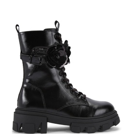 Trekker Cuff Lace-UP Boots