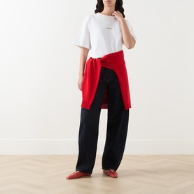 Luna High-Rise Tapered Wide Leg Jeans