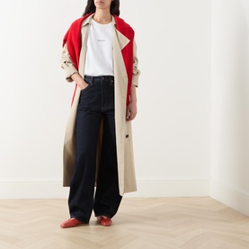 Luna High-Rise Tapered Wide Leg Jeans
