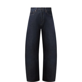 Luna High-Rise Tapered Wide Leg Jeans
