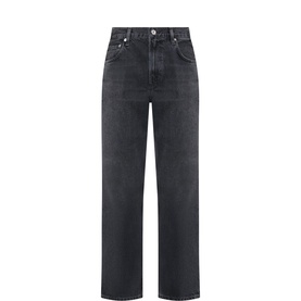 Lindz Low-Rise Easy Straight Leg Jeans