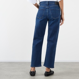 Delfina High-Rise Straight Leg Jeans