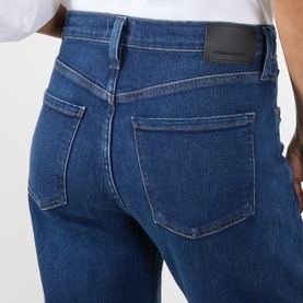 Delfina High-Rise Straight Leg Jeans