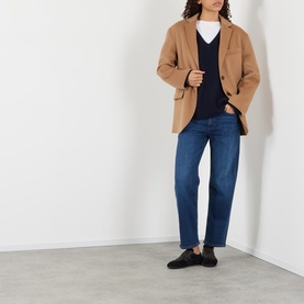 Delfina High-Rise Straight Leg Jeans