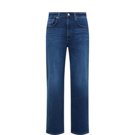 Delfina High-Rise Straight Leg Jeans