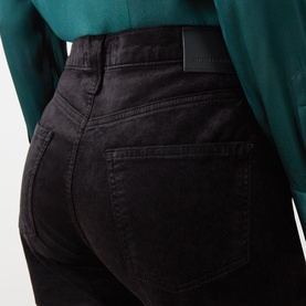 Delfina Velvet Straight Leg Jeans