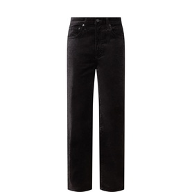 Delfina Velvet Straight Leg Jeans