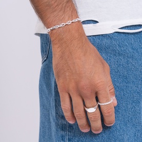 Marina Diamond Cut Chain Bracelet