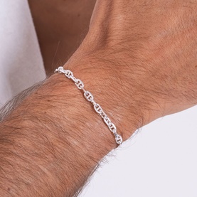 Marina Diamond Cut Chain Bracelet