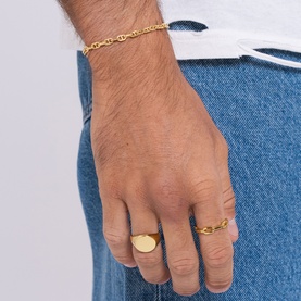 Marina Diamond Cut Chain Bracelet