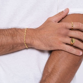 Marina Diamond Cut Chain Bracelet