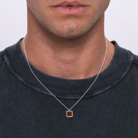 Tiger Eye Pendant Necklace