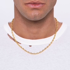 Marina Diamond Cut Chain Necklace