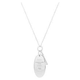Hotel Logo Pendant Necklace