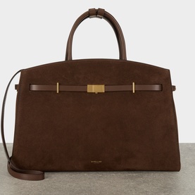 Hudson Suede Top-Handle Bag