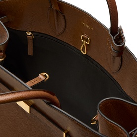 Hudson Leather Top-Handle Bag