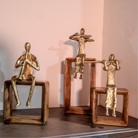 Violin Player Sculpture