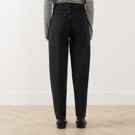 Neat High-Rise Tapered Jeans