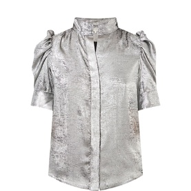 Gillian Shiny Blouse