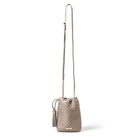 Hudson Leather Weave Crossbody Bag