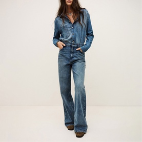 Bloom Denim Jumpsuit