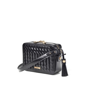 Leather Weave Camera Bag