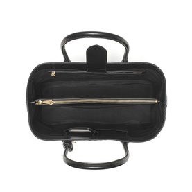 London Leather Weave Tote Bag
