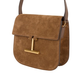 Suede Leather Mini Crossbody Bag