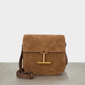 Suede Leather Mini Crossbody Bag