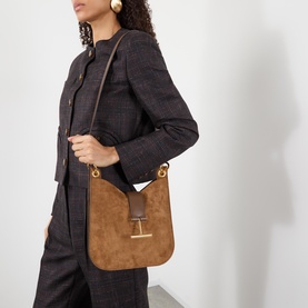 Suede Small Crossbody Bag