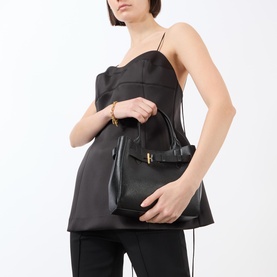 Audrey Small Leather Tote Bag