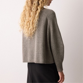 Collared Knitted Cardigan