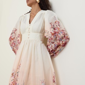 Awaken Plunge Floral Dress