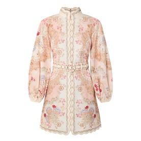 Daylight Wallpaper Floral Mini Dress