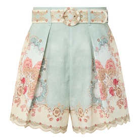 Daylight Wallpaper Floral Tuck Shorts