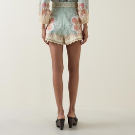 Daylight Wallpaper Floral Tuck Shorts