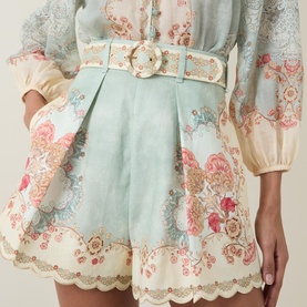 Daylight Wallpaper Floral Tuck Shorts