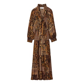 Pierta Patchwork Print Dress