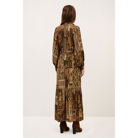 Pierta Patchwork Print Dress
