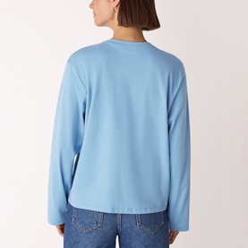 Relaxed Long-Sleeved Top