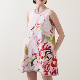 Anglesey Placement Floral Mini Shift Dress