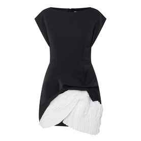 Droxford Contrast Panel Mini Dress