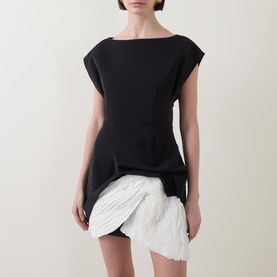 Droxford Contrast Panel Mini Dress