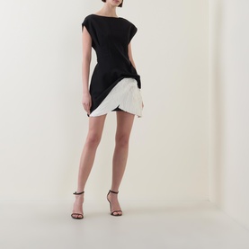 Droxford Contrast Panel Mini Dress