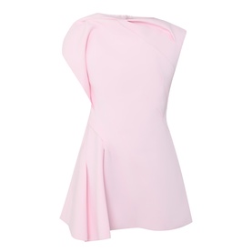 Borras Pleated Mini Dress