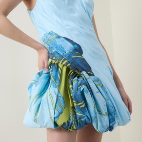 Gerrans Flower Puffball Mini Dress